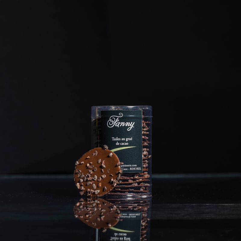 photo du produit Tuiles aux Grués de Cacao au Lait