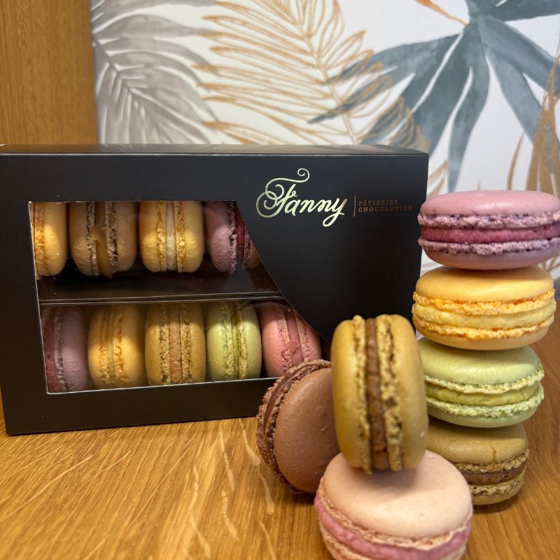 photo du produit Boite de 12 macarons