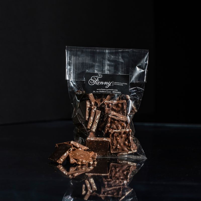 photo du produit Mini Tablettes Chocolat Amandes Lait 100g